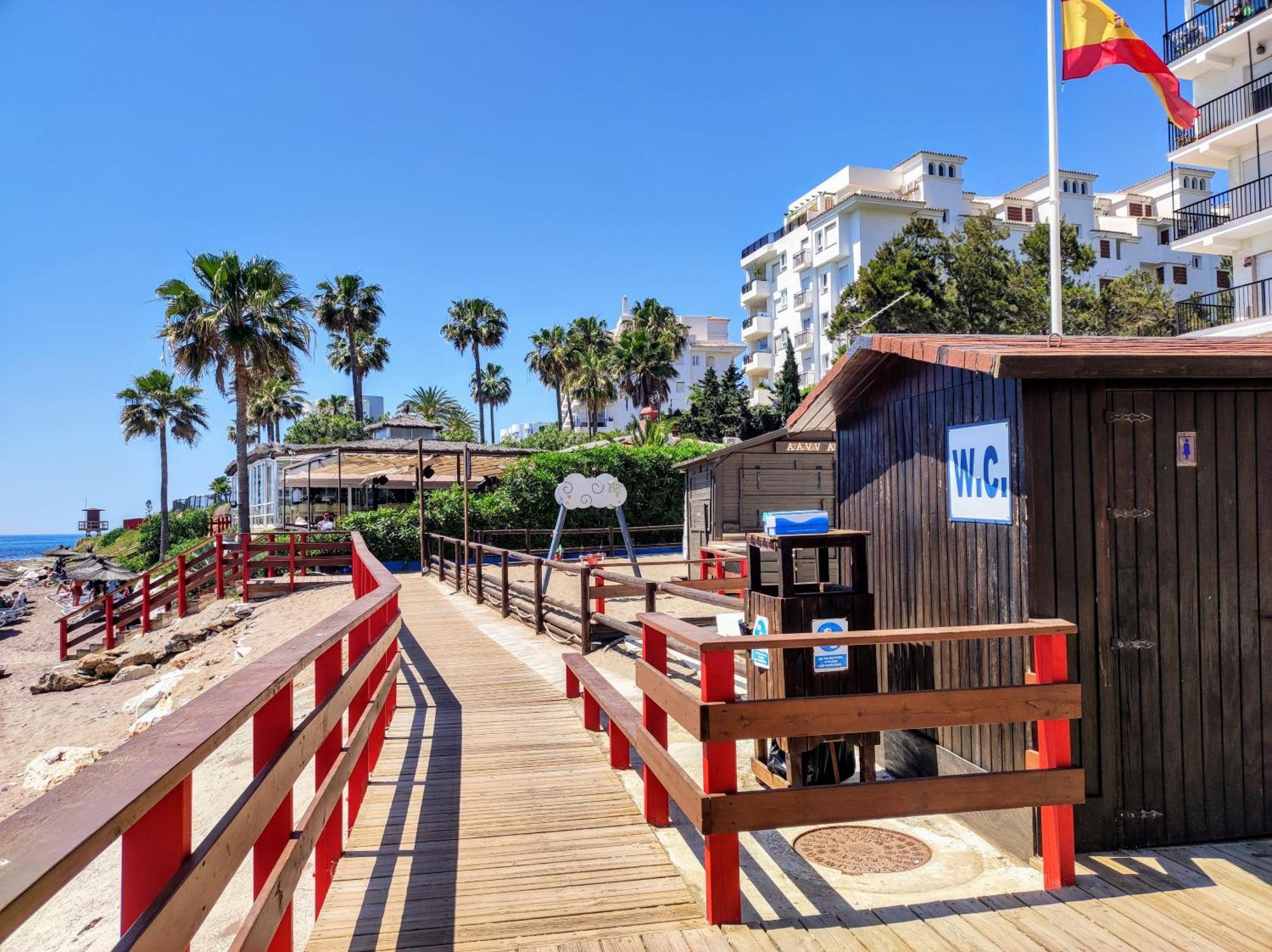 Apartamento Mar Azul, Primera Linea De Playa Sitio de Calahonda 외부 사진